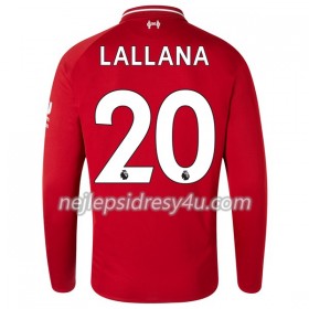 Fotbalový Dres Liverpool Lallana 20 Domácí 2018/19 Dlouhý Rukáv